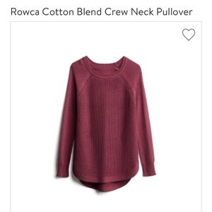 Burgundy tunic sweater